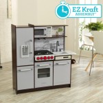 Bucatarie de joaca Uptown Espresso ELITE Kitchen Kidkraft cu lumini si sunete Bucatarie de joaca Uptown Espresso ELITE Kitchen Kidkraft cu lumini si sunete